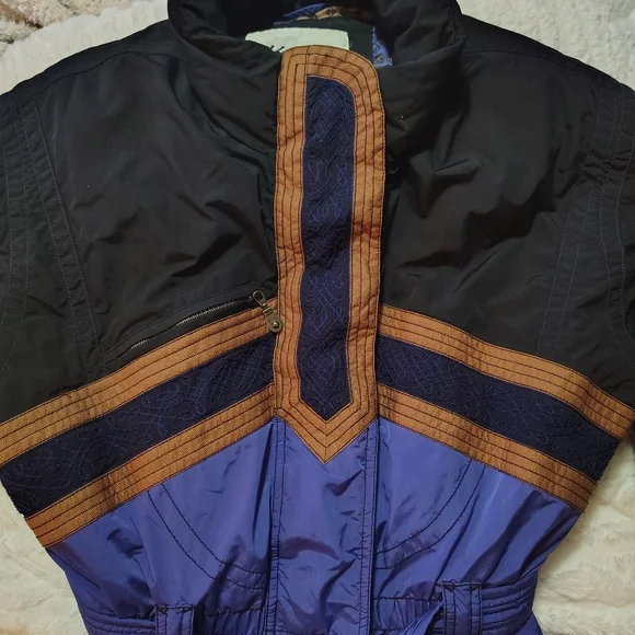 Rare vintage kaelin embroidered ski suit size 12 - Picture 4 of 5